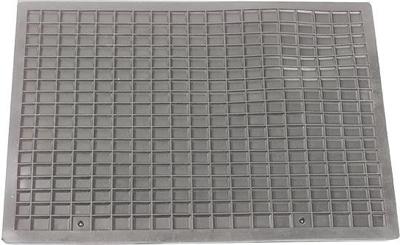 SCHÖNEK voetmat black rear rubber mat 460x400 mm