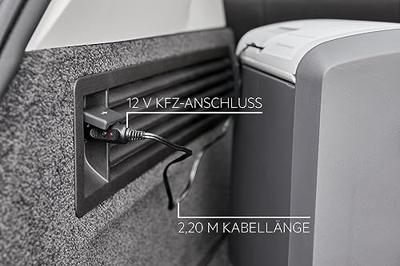 AEG KK20 Koelbox Energielabel: D (A - G) Thermo-elektrisch Zwart, Grijs 20 °C onder de omgevingstemperatuur