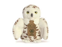 Eco Nation Pluchen knuffel - sneeuwuil - 20 cm - thumbnail