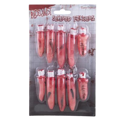 Bloederige Afgehakte Vingers (10st) Bloederige Afgehakte Vingers (10st)