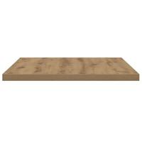 Wandschappen 4 st 60x30x1,5 cm bewerkt hout artisanaal eiken - thumbnail