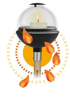 Gardena Gardena ClickUp! - Windlicht