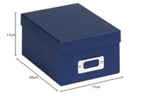 walther+ design FB-115-L Fotoalbum (b x h) 22 cm x 17 cm Blauw - thumbnail