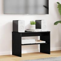 TV-kast Zwart Eiken 60 x 30 x 40 cm Bewerkt hout - thumbnail