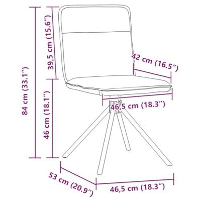 Eetkamerstoelen 6 st stof lichtgrijs