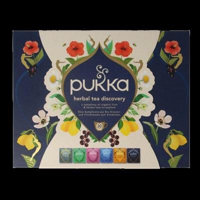 Pukka thee bio discovery box, geassorteerde smaken, doos van 30 stuks