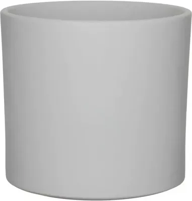 Mica Decorations bloempot Era rond 21,5xd23cm lichtgrijs