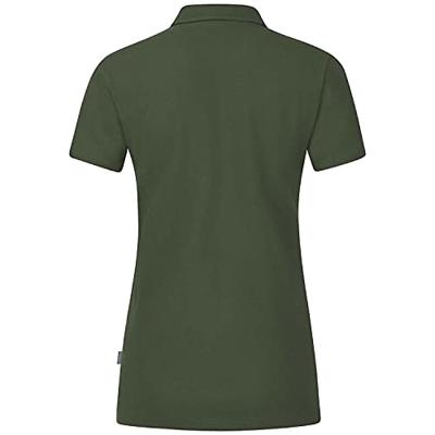 JAKO C6321D Polo Organic Stretch Dames - Olijf - 46