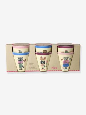 6-delige set melamine kinderbekers NATHALIE LETE 250 ml rice meerkleurig 6-delige set melamine kinderbekers NATHALIE LETE 250 ml rice meerkleurig