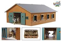 Kids Globe globe paardenstal met 7 boxen, 1:24 - thumbnail