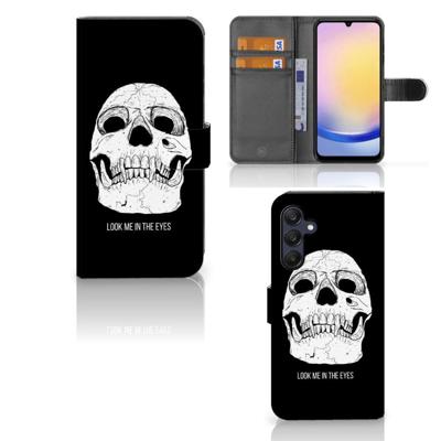 Telefoonhoesje met Naam Samsung Galaxy A25 Skull Eyes Telefoonhoesje met Naam Samsung Galaxy A25 Skull Eyes