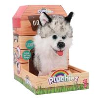 Pluchiez Blaffende Husky Hajko Met Uitlaten - thumbnail