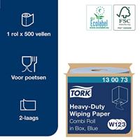 TORK 130073 Schoonmaakdoek 2 lagen - thumbnail