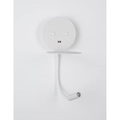 Lyora BedlampjeEclip wit met usb - 9173281