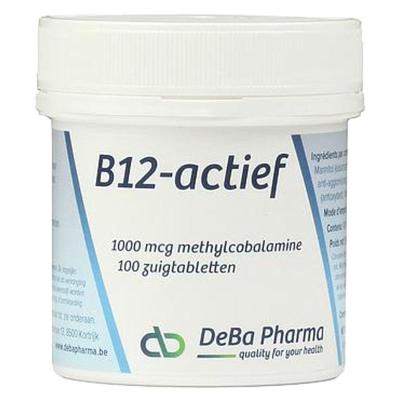 DeBa Pharma Vitamine B12-actief 1000mcg 100 zuigtabletten