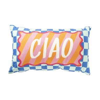 Kussen ciao - multikleur - 30x50 cm