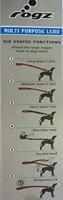 Rogz For Dogs lumberjack multipurpose lijn zwart - thumbnail