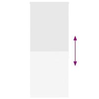 VidaXL Doucherolgordijn 110x240 cm stofbreedte 106 cm - thumbnail