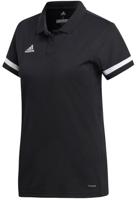 Adidas T19 Polo Dames Zwart - thumbnail