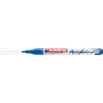 Acrylmarker edding e-5300 f gentiaanblauw Acrylmarker edding e-5300 f gentiaanblauw