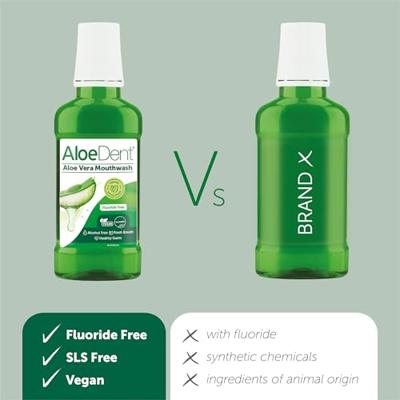 AloeDent Aloe Vera Mondwater AloeDent Aloe Vera Mondwater