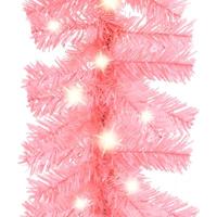 Kerstslinger met LED-lampjes 20 m roze - thumbnail