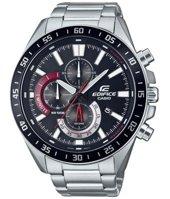 Casio EFV620D1A4VUE Zwart Zilverkleurig Heren horloge