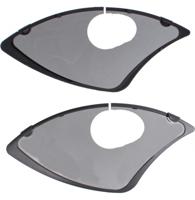 Hesling jasbeschermer 28/6 elegance transparant-zwart - thumbnail