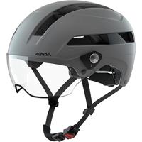 Olympic Sportswear Alpina sports urban helm soho visor 51-56 mat grijs - thumbnail