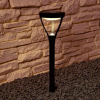 Solar priklamp birdie zwart met warm wit licht - thumbnail