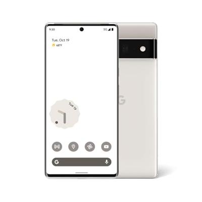 Google Smartphone Pixel 6A, 15,5 cm (6,1 inch), 6 GB RAM, 128 GB, wit