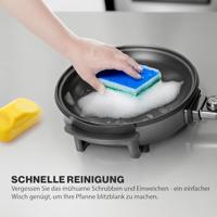 Clatronic PP3401 251129 Partypan Met glazen deksel, Met handmatige temperatuursinstelling - thumbnail