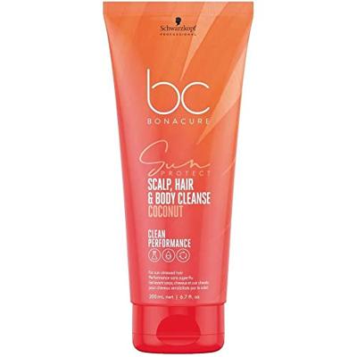Schwarzkopf BonaCure Clean Performance Sun Protect Scalp, Hair & Body Cleanse 200ml