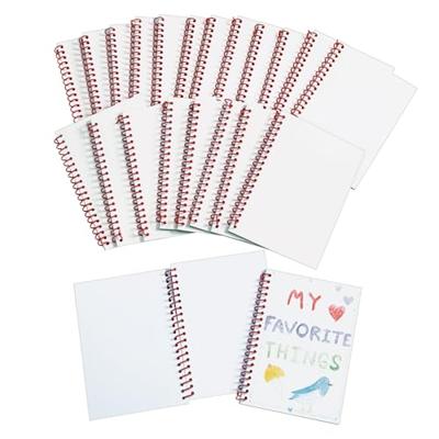 Colorations - notitieboek blanco met witte kaft, set van 24