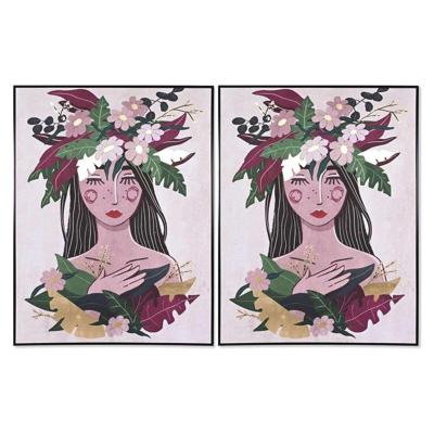 Canvas DKD Home Decor polyestyreen Canvas 103 x 4,5 x 143 cm