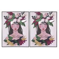 Canvas DKD Home Decor polyestyreen Canvas 103 x 4,5 x 143 cm - thumbnail