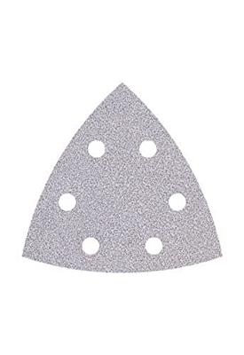 Wolfcraft 1161000 Deltaschuurpapier Met klittenband, Geperforeerd Korrelgrootte (num) 60 Hoekmaat 95 mm 5 stuk(s)