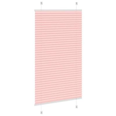 Pliss rolgordijn 70x100 cm stofbreedte 69,4 cm polyester roze