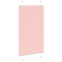 Pliss rolgordijn 70x100 cm stofbreedte 69,4 cm polyester roze - thumbnail