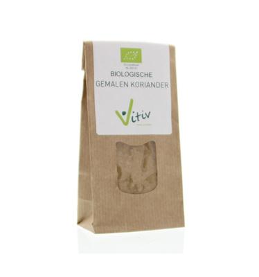 Vitiv Koriander gemalen bio 50 Gram Vitiv Koriander gemalen bio 50 Gram