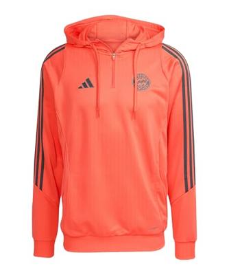 adidas Bayern München Track Hoodie 2025-2026 Oranje Donkergrijs