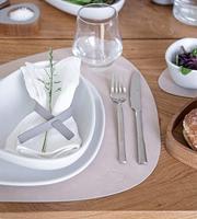 LIND DNA - Dinner Mat Curve - Placemat 37x44cm Nupo Sand - thumbnail