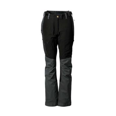 Pinewood® Damesbroek Finnveden Hybrid Extreme Trousers W's, black/d.anthracite, Maat: 46S