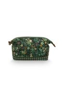 Pip Studio Pip Studio Cooper Cosmetic Purse Large Tutti i Fiori Green 26x18x12cm - thumbnail