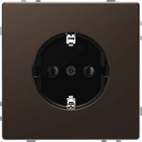 Merten MEG2301-6052 Wandcontactdoos System Design Mokka 1 stuk(s) - thumbnail