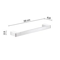 Handdoekhouder Sapho Pirenei Hangend 35 cm Chroom Sapho - thumbnail