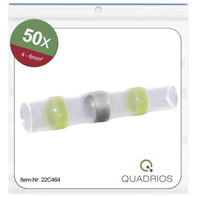 Quadrios 22C464 Stootverbinder Met krimpkous 4.0 mm² 6.0 mm² Volledig geïsoleerd Geel 1 set(s) Quadrios 22C464 Stootverbinder Met krimpkous 4.0 mm² 6.0 mm² Volledig geïsoleerd Geel 1 set(s)