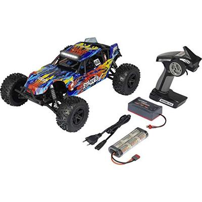 Reely Stagger Brushed 1:10 RC auto Elektro Buggy 4WD 100% RTR 2,4 GHz Incl. accu, oplader en batterijen voor de zender Reely Stagger Brushed 1:10 RC auto Elektro Buggy 4WD 100% RTR 2,4 GHz Incl. accu, oplader en batterijen voor de zender