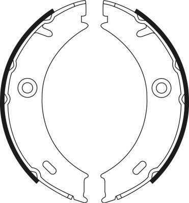 Remschoenset, parkeerrem 9022