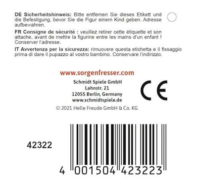 Schmidt Spiele Zorgenvriendje - Schnulli pluchenspeelgoed